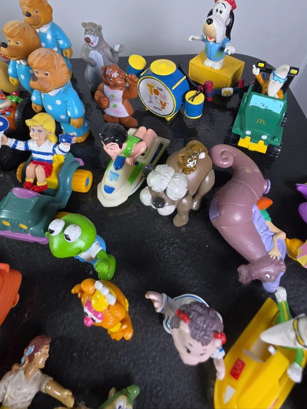 Vintage Fast Food Promotional And Cartoon Character Toys 56 Pieces
